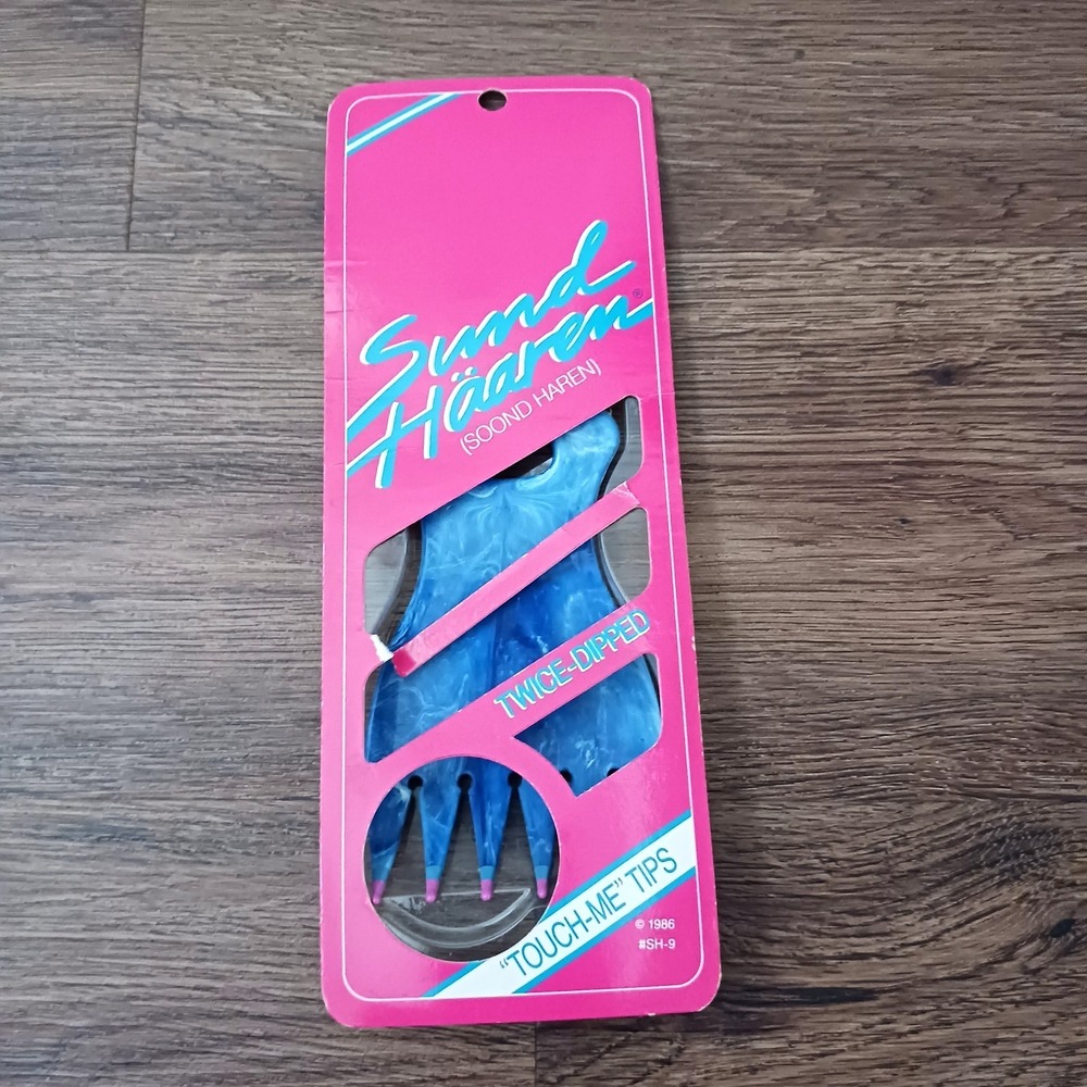 Vintage Sund Haaren Handle Hair Pick 1986 #SH-9 Soond Haren Feather‎ Comb New